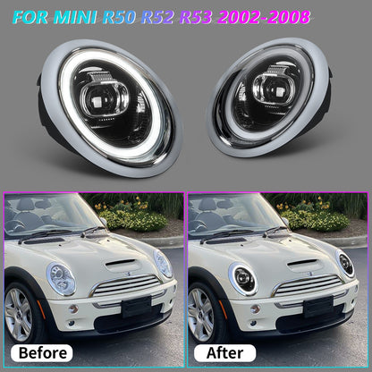 LED Projector Headlights For Mini Cooper R50 R52 R53 2001-2007