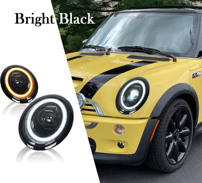 LED Projector Headlights For Mini Cooper R50 R52 R53 2001-2007