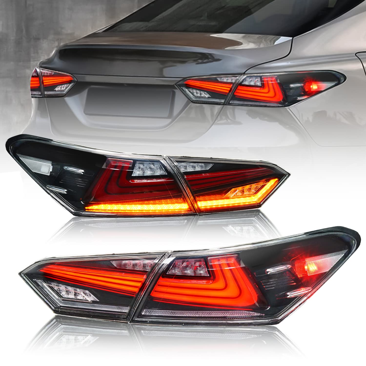 Archaic LED Tail Lights Assembly | Toyota Camry | Plug&Play