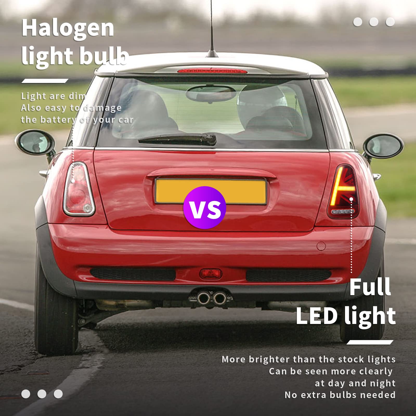 Mini r50 online rear lights